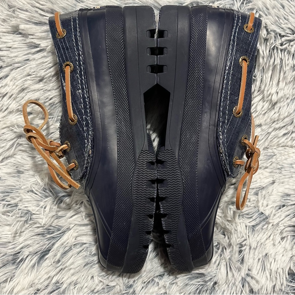 Sperry Navy and Tan Duck Boots - Picture 6 of 14